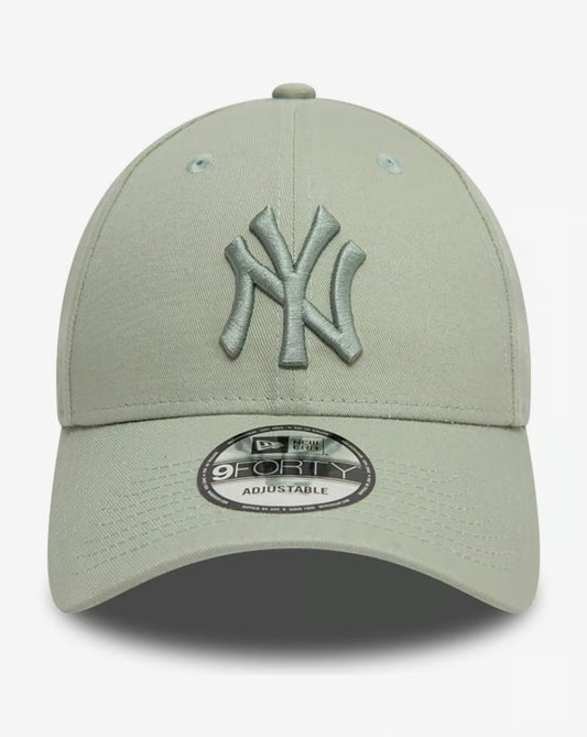 Casquette New Era League Essential Color 9FORTY verte des Yankees de New York NE5160
