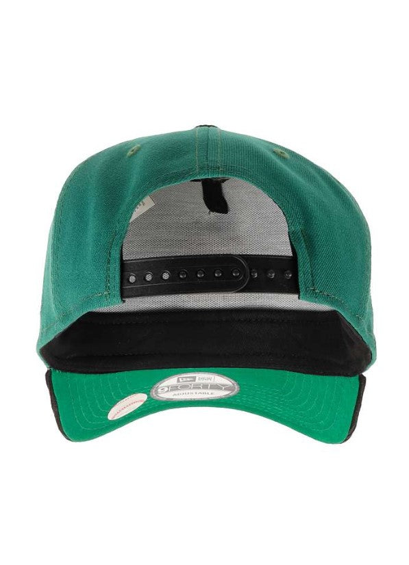 Casquette snapback 9Forty A-Frame New Era avec patch latéral vert et noir des Yankees de New York Série mondiale MLB 1998 NE6319