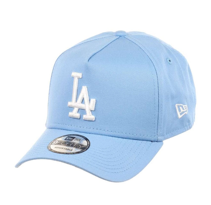 Casquette New Era snapback 9Forty A-Frame bleu ciel Cooperstown des Dodgers de Los Angeles MLB NE5460