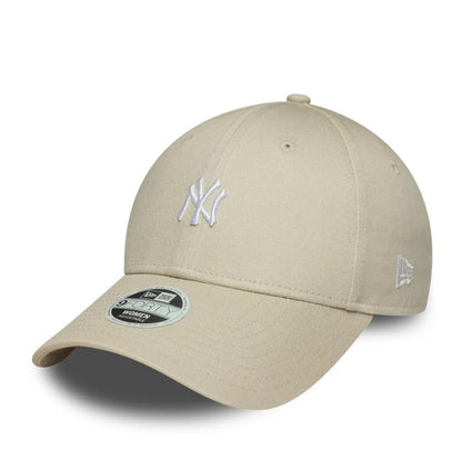 Casquette New Era 9FORTY Adjustable New York Yankees MLB Mini Logo Crème Femme NE5535