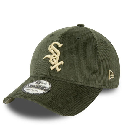 Casquette New Era 9FORTY MLB Cord Chicago White Vert Kaki NE5067