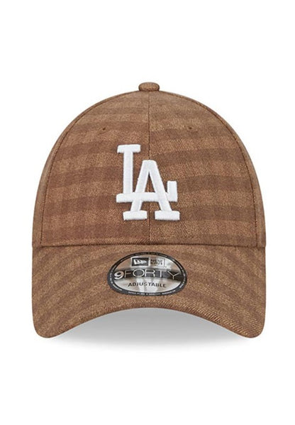 Casquette New Era 9Forty Flannel Dodgers Camel NE4730