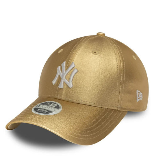 Casquette New Era Femme 9FORTY New York Yankees MLB Metallic Gold NE8958
