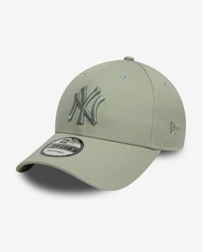 Casquette New Era League Essential Color 9FORTY verte des Yankees de New York NE5160