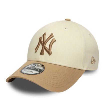 Casquette New Era MLB Colour Block 9Forty NY New York Yankees Beige NE1836
