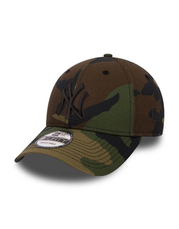 Casquette New Era Réglable 9FORTY New York Yankees Essential Camo Vert NE7008