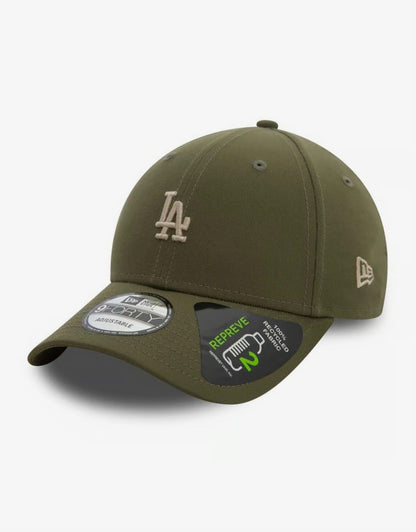 Casquette New Era Repreve Mini Logo 9Forty MLB Los Angeles Dodgers verte NE0717