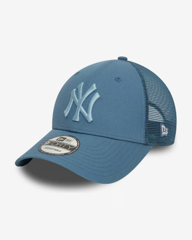Casquette Trucker New Era Home Field 9FORTY NY Yankees bleu pâle NE3620