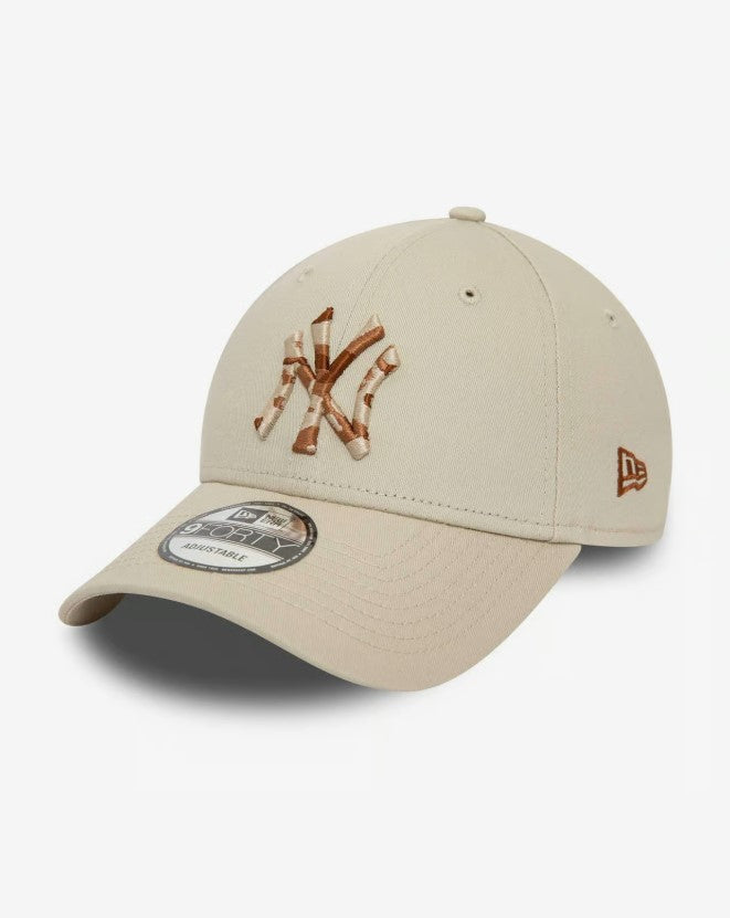 Casquette beige Seasonal Infill 9FORTY NY Yankees New Era NE5193