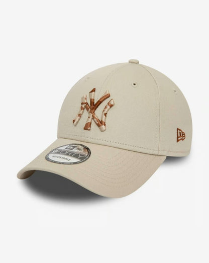 Casquette beige Seasonal Infill 9FORTY NY Yankees New Era NE5193
