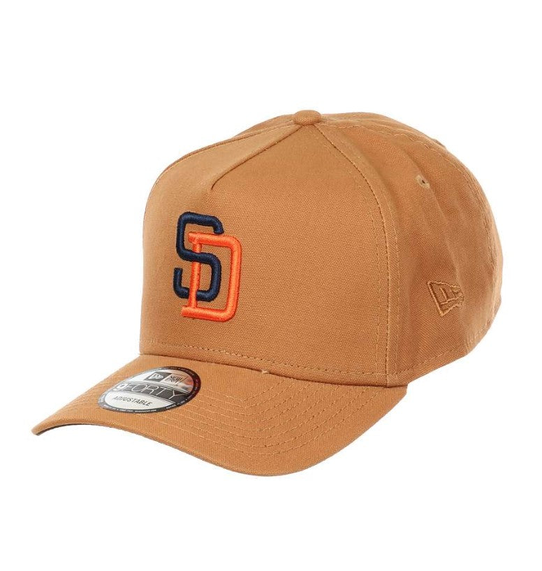 Casquette New Era snapback 9Forty marron des San Diego Padres MLB World Series 1998 NE9507