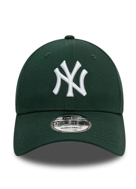 Casquette New Era 9FORTY Adjustable New York Yankees League Essential Vert foncé NE1456