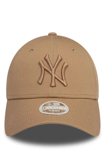Casquette New Era 9FORTY New York Yankees League Essential Marron Femme NE1463