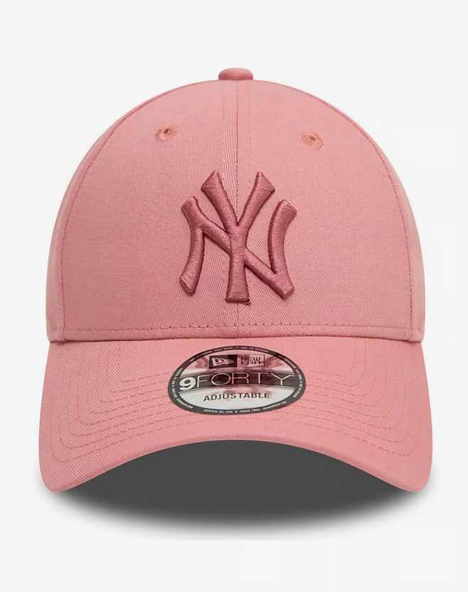 Casquette New Era League Essential Color 9FORTY rose des Yankees de New York NE5153