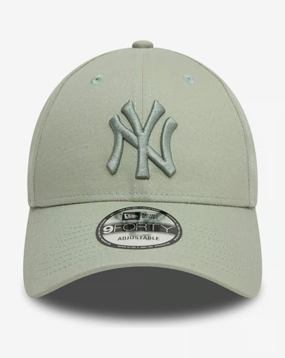 Casquette New Era League Essential Color 9FORTY verte des Yankees de New York NE5160