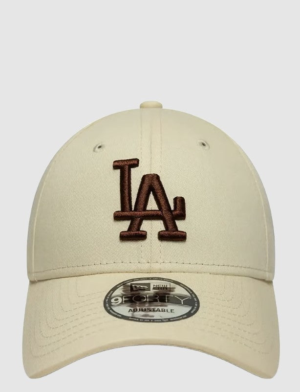Casquette New Era MLB League Essential 9Forty LA Los Angeles Dodgers Beige NE1709