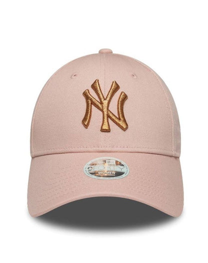 Casquette New Era New York Yankees Métallisée 9FORTY Rose NE7375