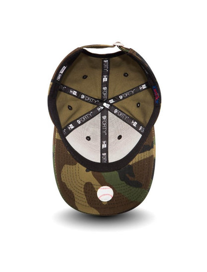 Casquette New Era Réglable 9FORTY New York Yankees Essential Camo Vert NE7008