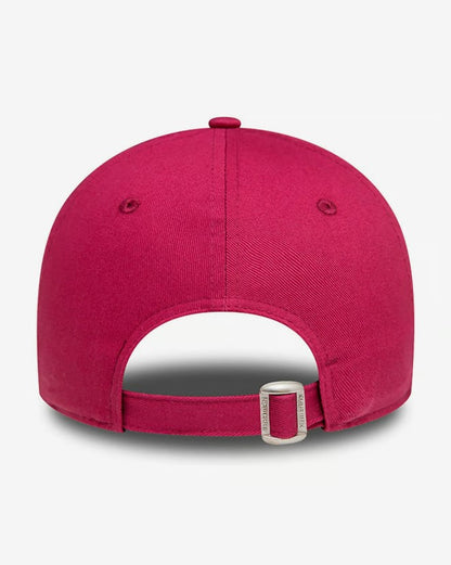 Casquette New Era 9FORTY rose vif avec logo métallique des Dodgers de Los Angeles pour femme NE5493