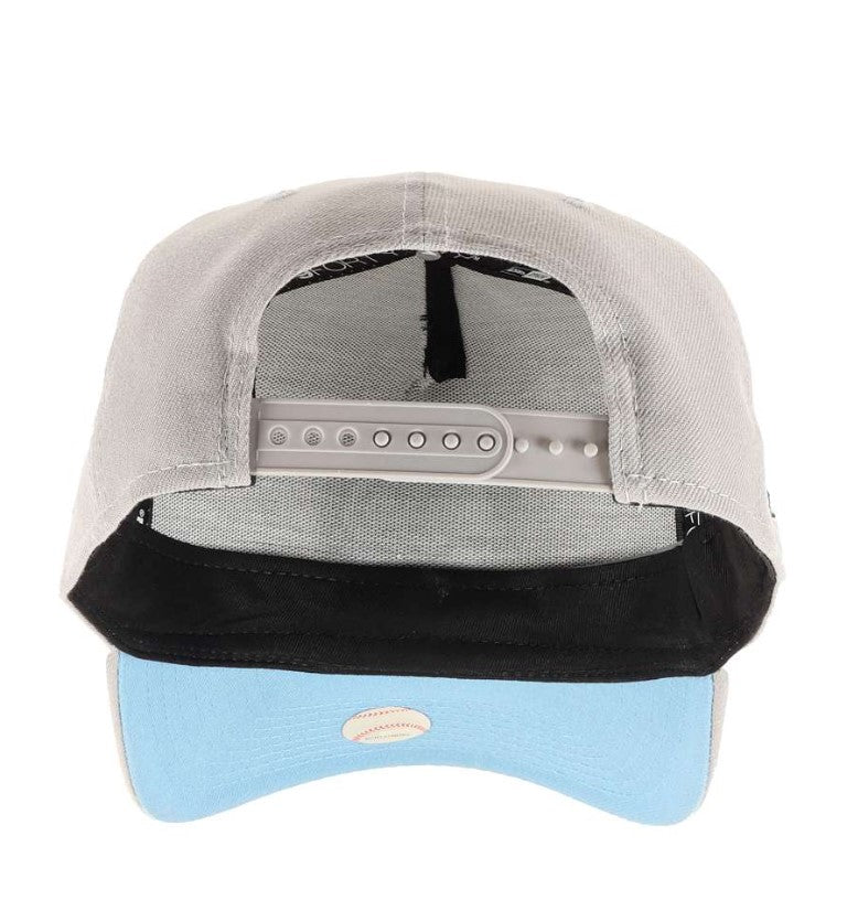 Casquette New Era snapback 9Forty A-Frame des Chicago Cubs MLB 100 ans Wrigley Field Sidepatch Gray NE8404