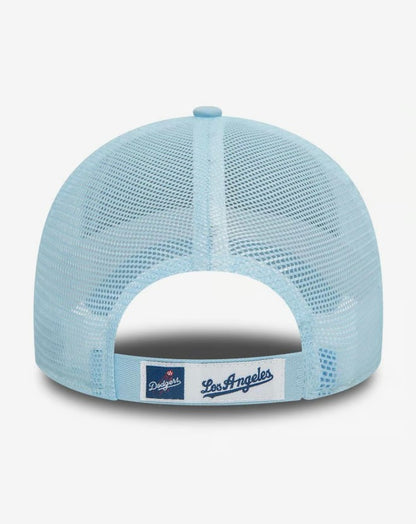 Casquette New Era Home Field 9FORTY Trucker LA Dodgers Bleu clair NE3619